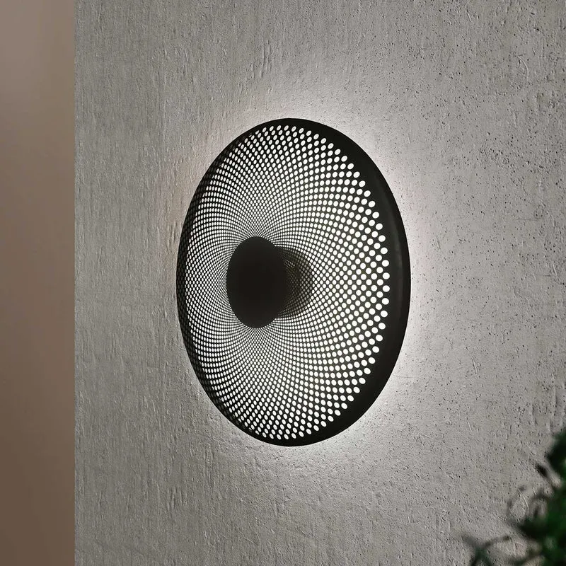 Glint - Applique murale LED en aluminium perforé, style contemporain