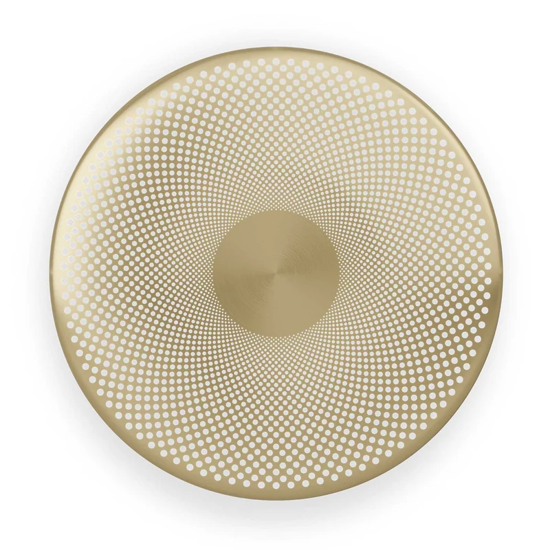 Glint - Applique murale LED en aluminium perforé, style contemporain