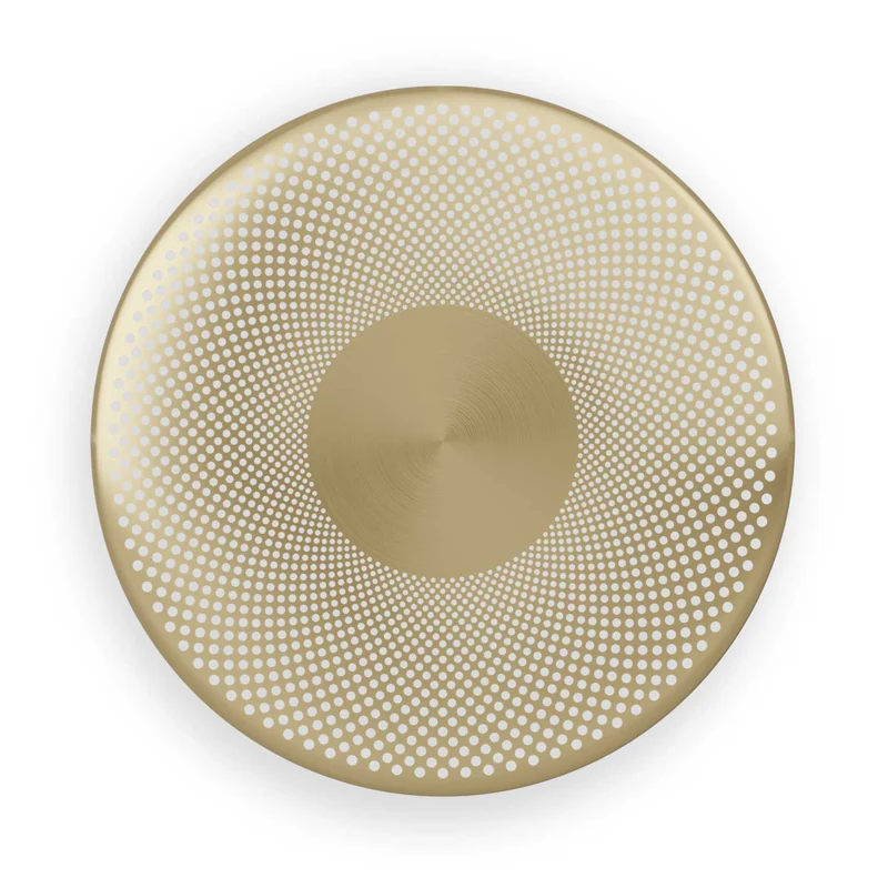 Glint - Applique murale LED en aluminium perforé, style contemporain