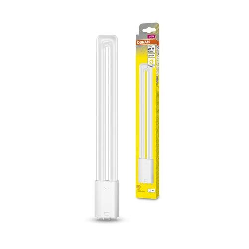 LED OSRAM Dulux per attacco 2G11, aspetto opaco, bianco caldo (3000K), 1350 lumen, ricambio per lampadine convenzionali da 24 W, non dimmerabile, confezione da 1