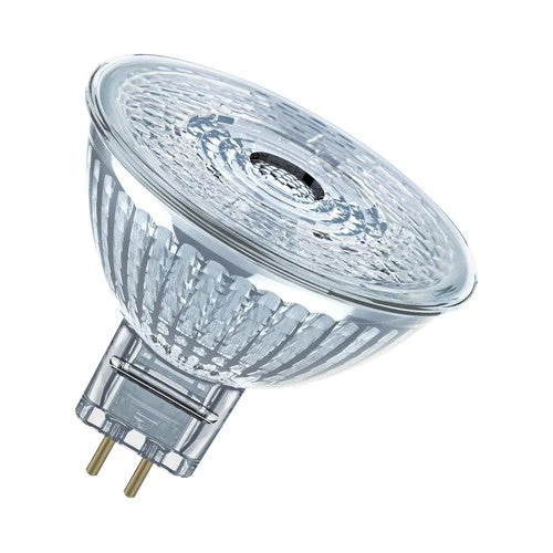 Lampada con riflettore LED OSRAM dimmerabile MR16 con attacco GU5.3, bianco freddo (4000K), 4,9 W, ricambio per lampada con riflettore da 35 W, LED SUPERSTAR MR16 12 V