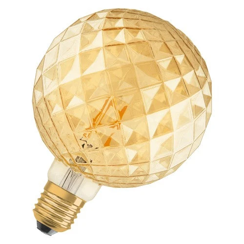 OSRAM Vintage 1906® GLOBO LED Lampada (ex 40W) 4,5W / 2500K Bianco caldo E27 Ottica oro